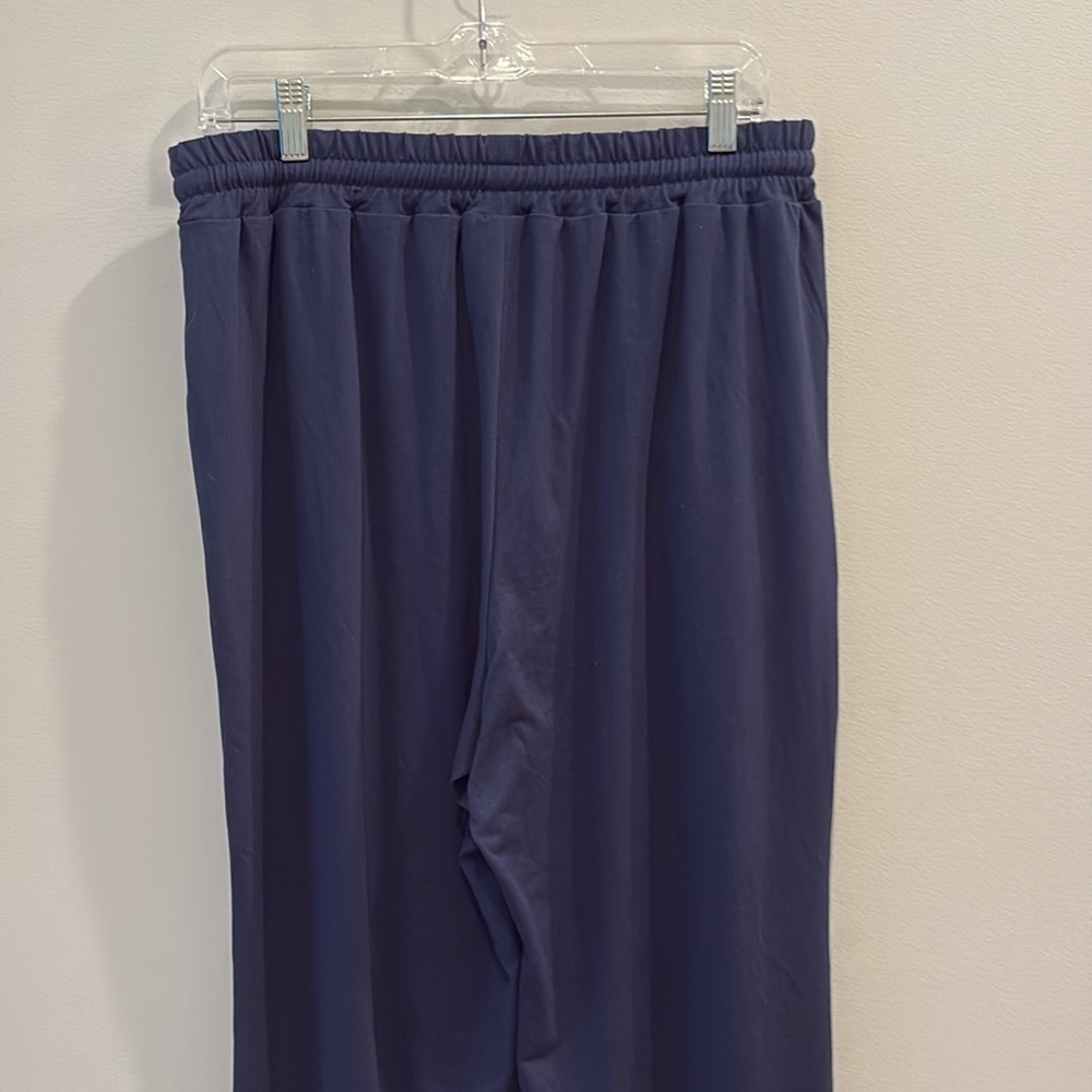 NEW -DIBAOLONG Womens Yoga Pants Wide Leg - Size XL.  Navy Blue - Picture 8 of 11